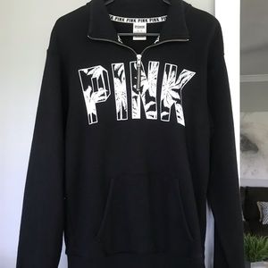 PINK half zip jacket